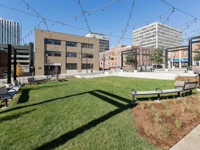 View from the perimeter of Vogelsang Green