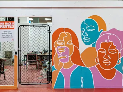 Exterior mural found at 44 Gaukel